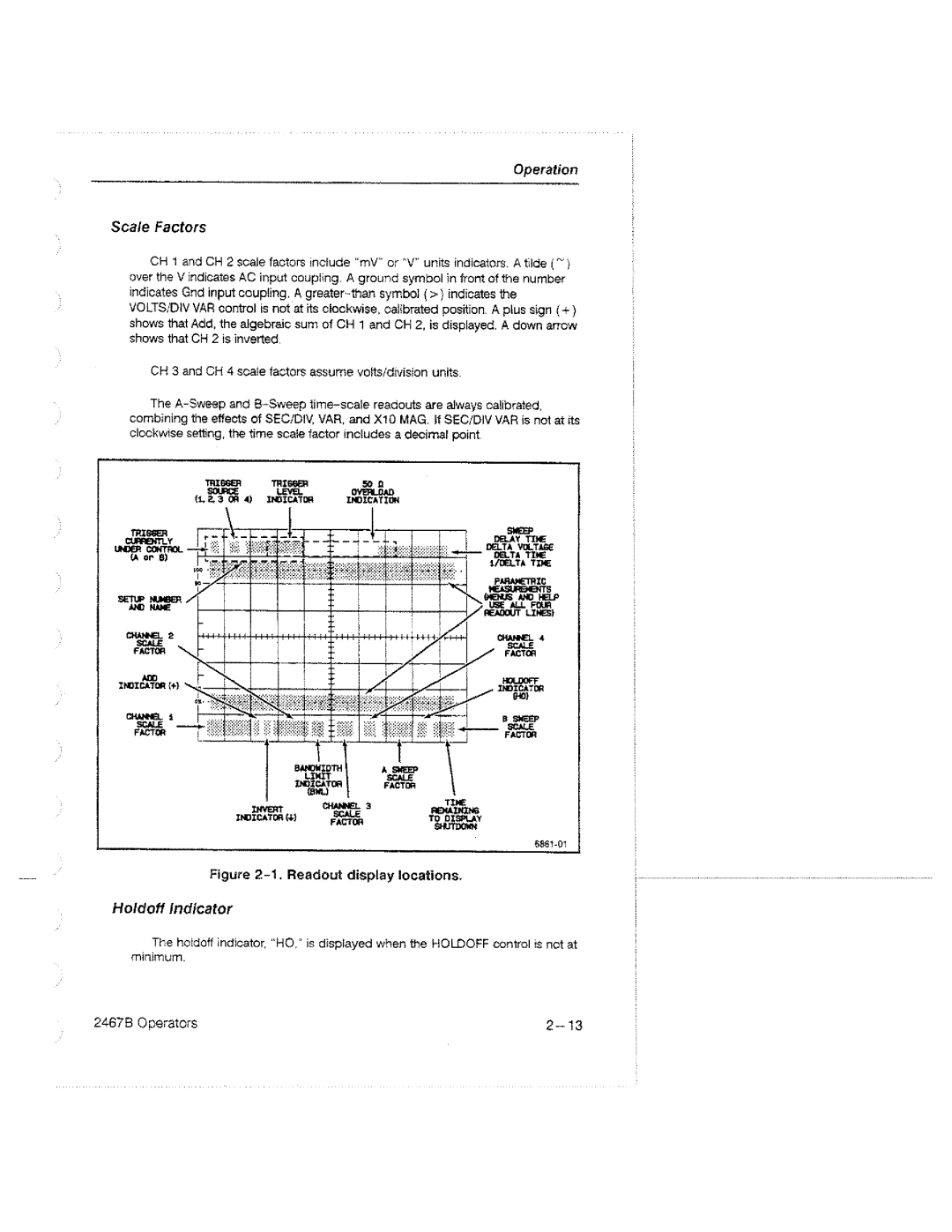 Tektronix 2467B manual 