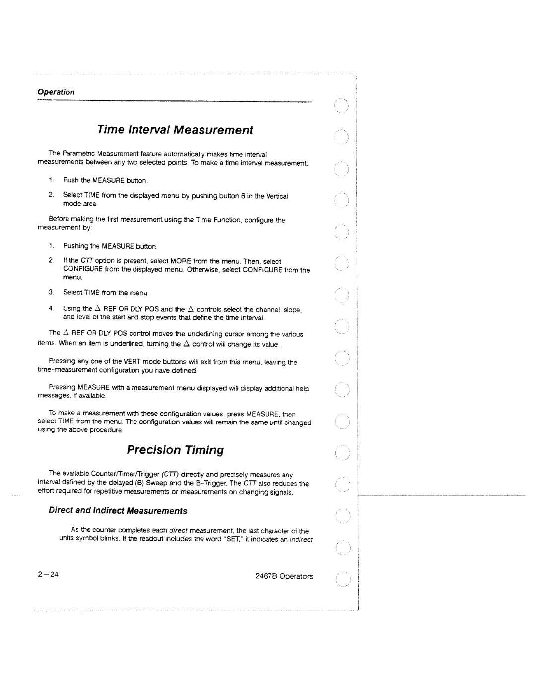Tektronix 2467B manual 