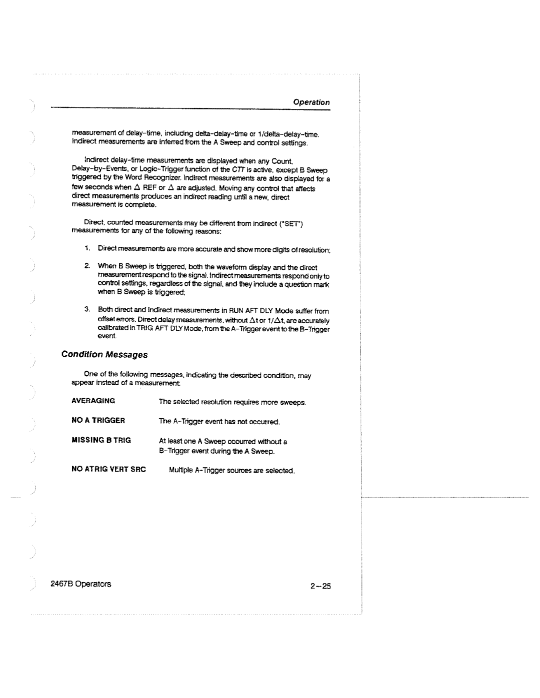 Tektronix 2467B manual 