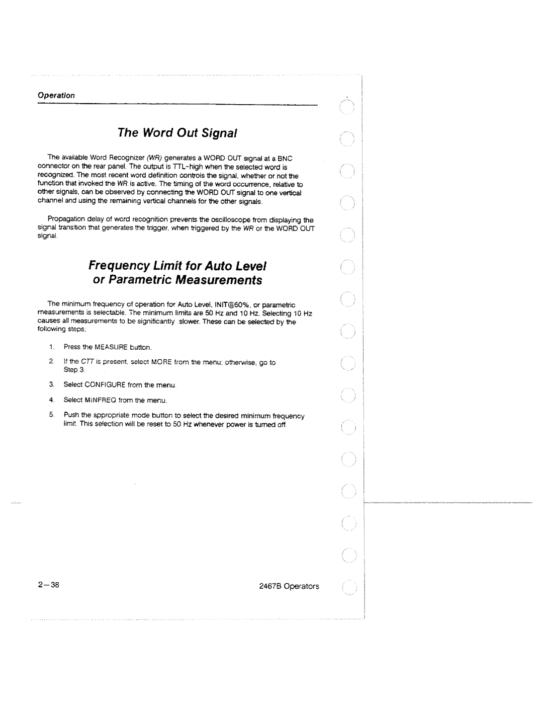 Tektronix 2467B manual 