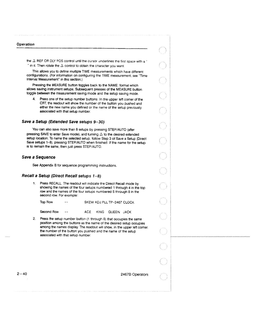 Tektronix 2467B manual 