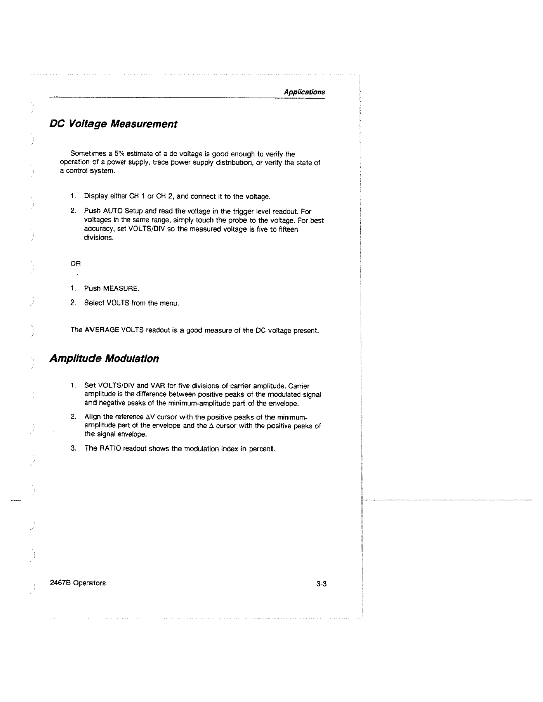 Tektronix 2467B manual 