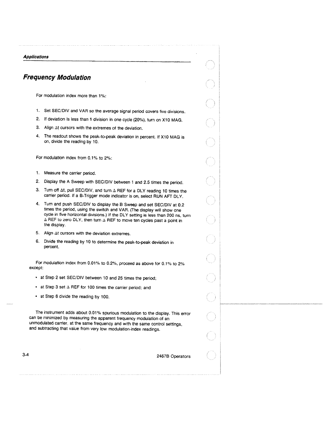Tektronix 2467B manual 