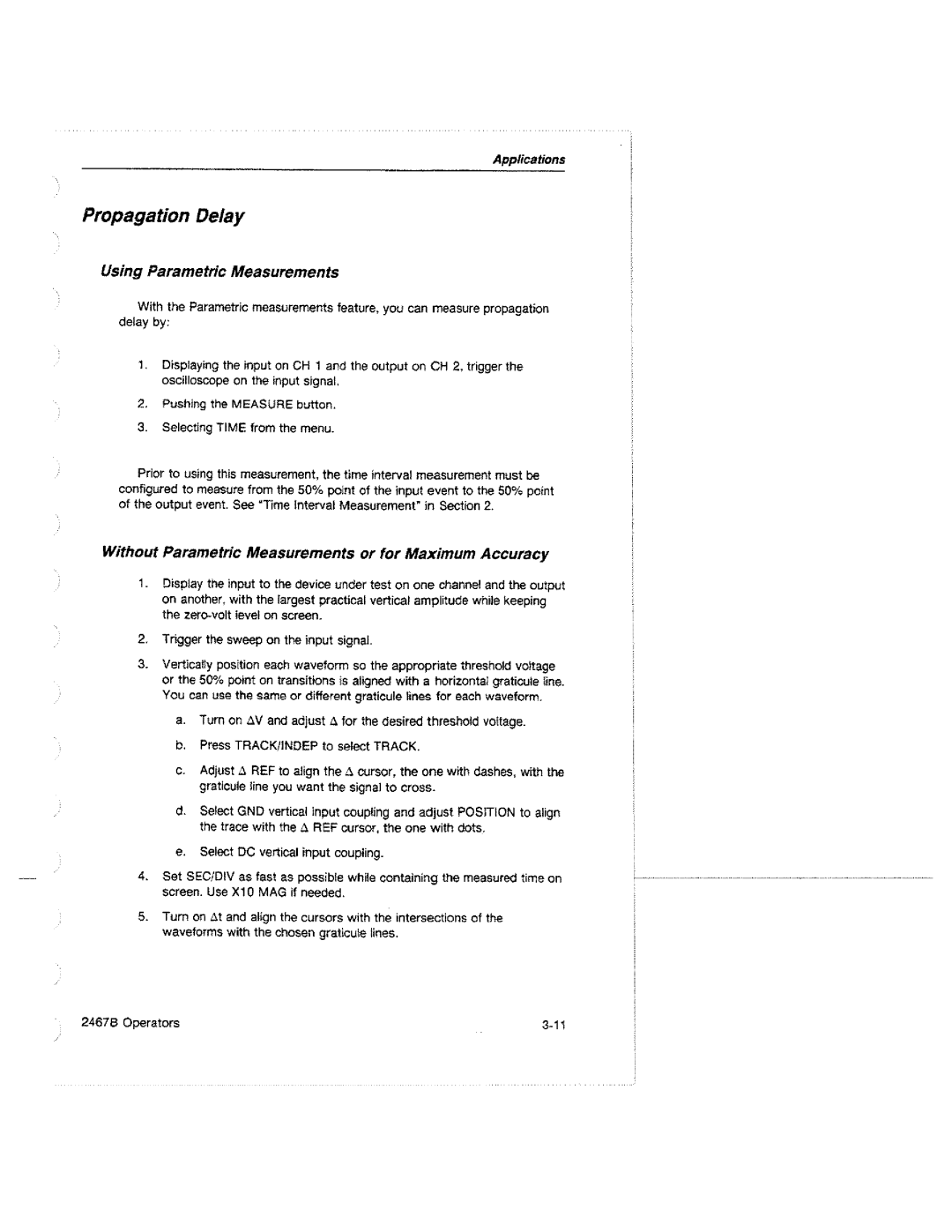 Tektronix 2467B manual 