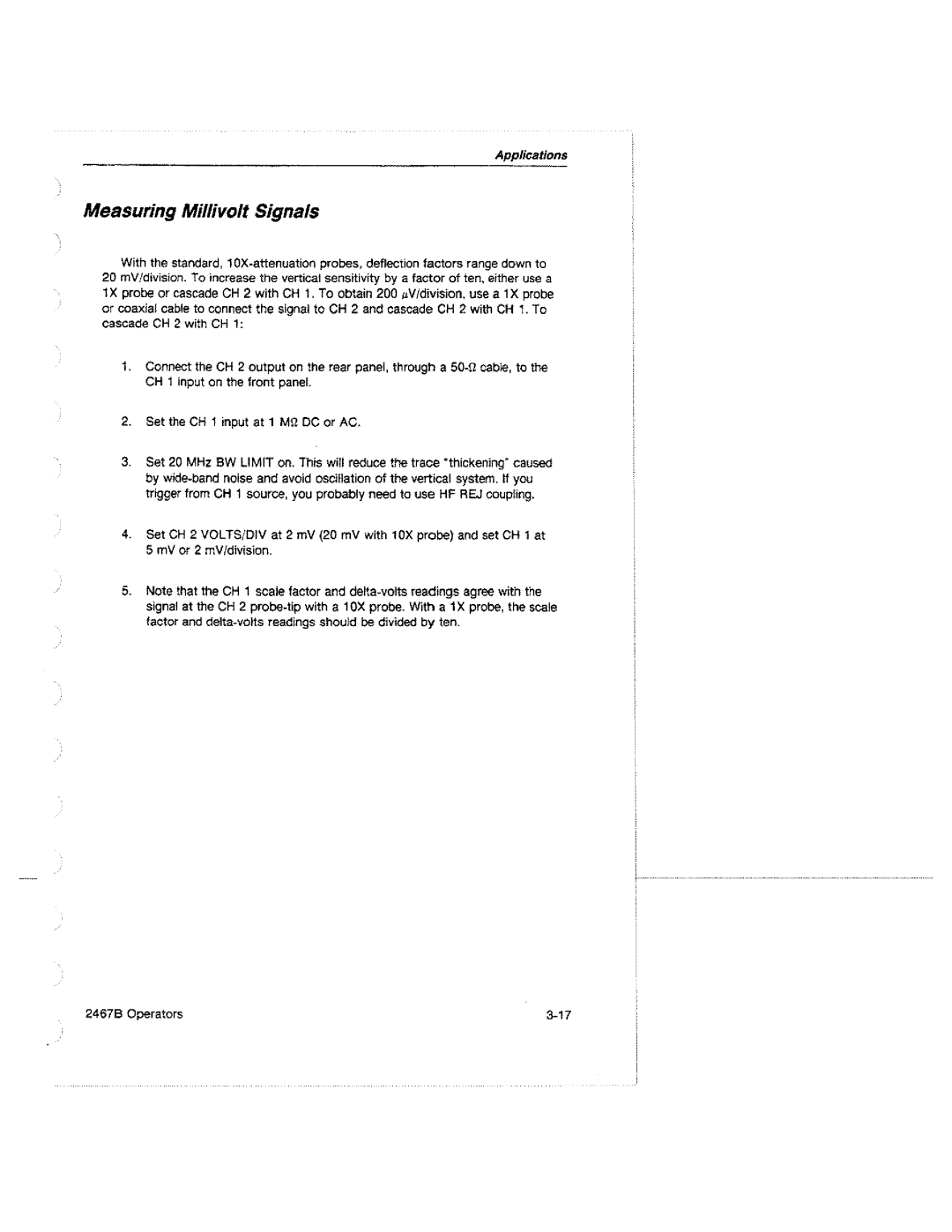 Tektronix 2467B manual 