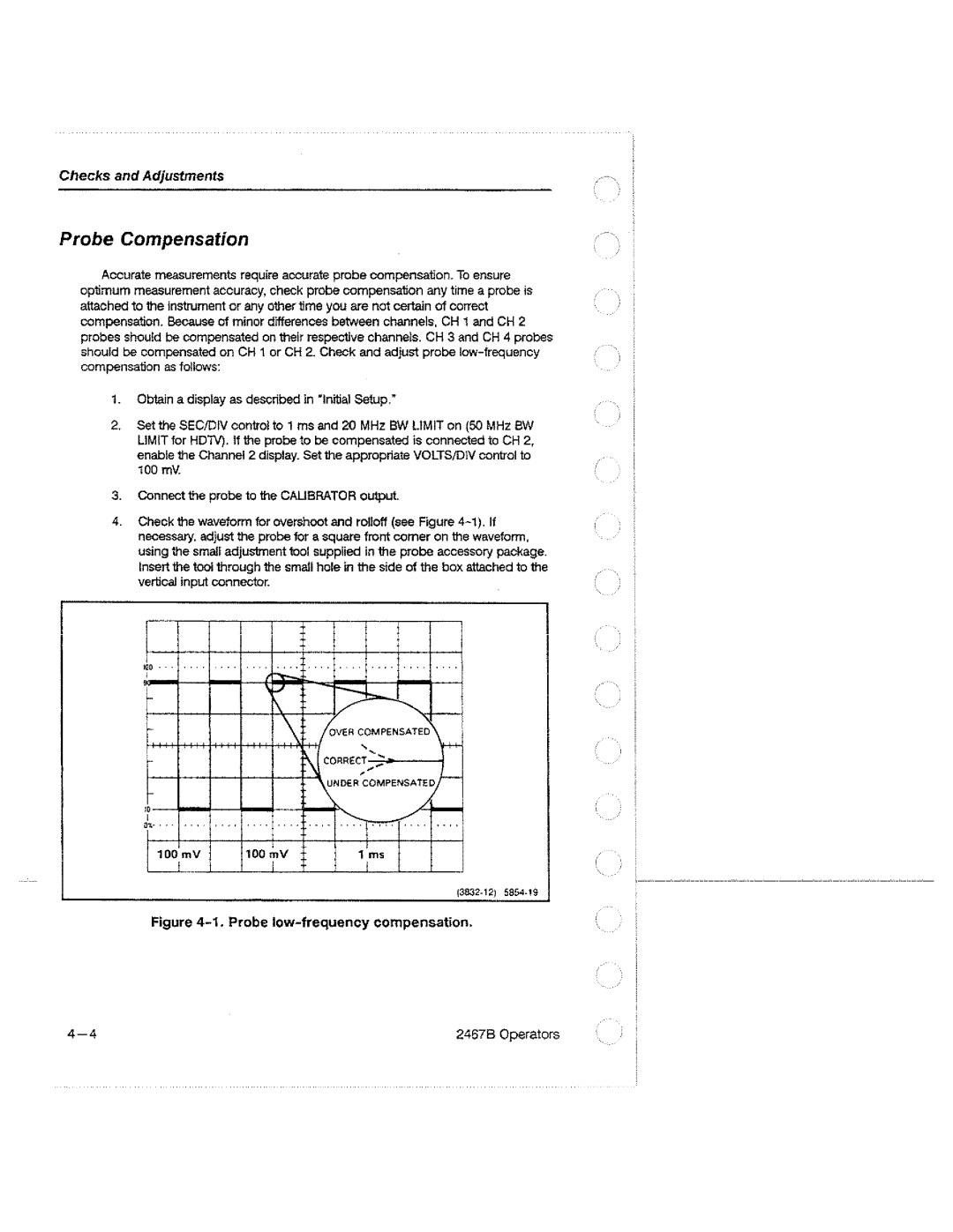 Tektronix 2467B manual 