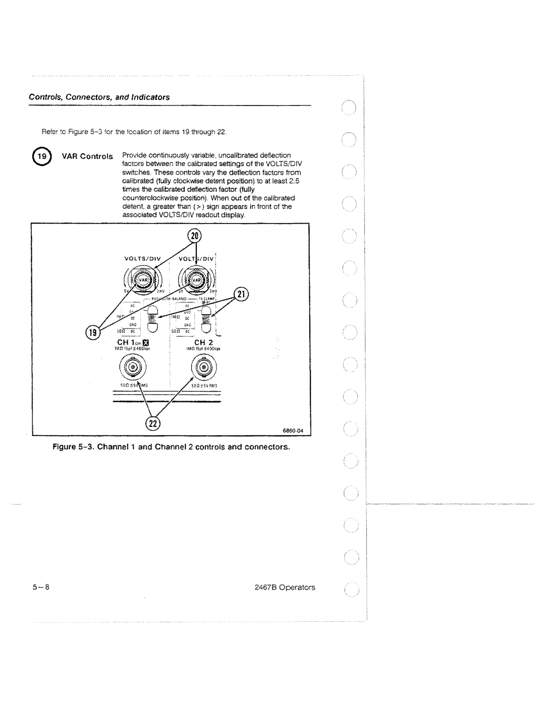 Tektronix 2467B manual 