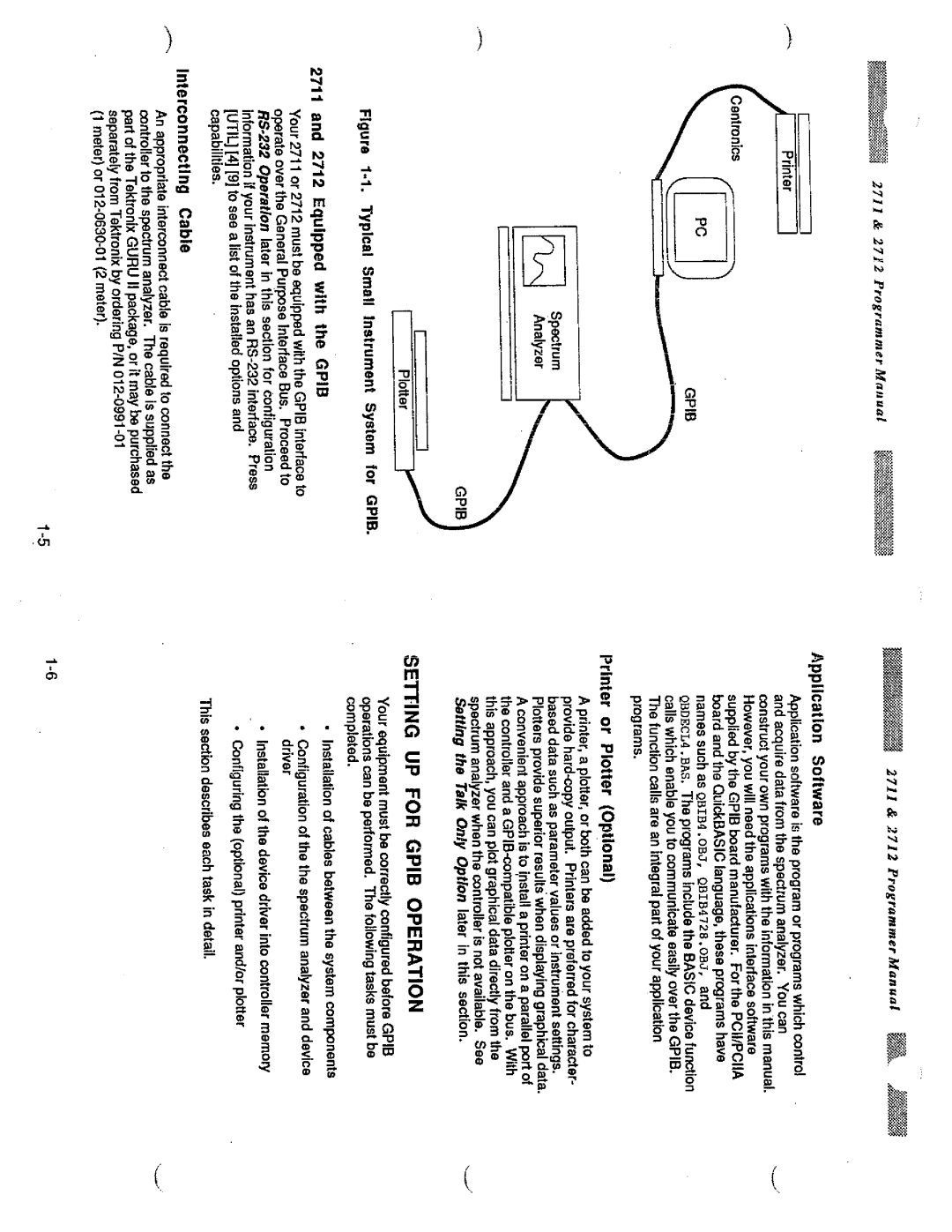 Tektronix 2712, 2711 manual 