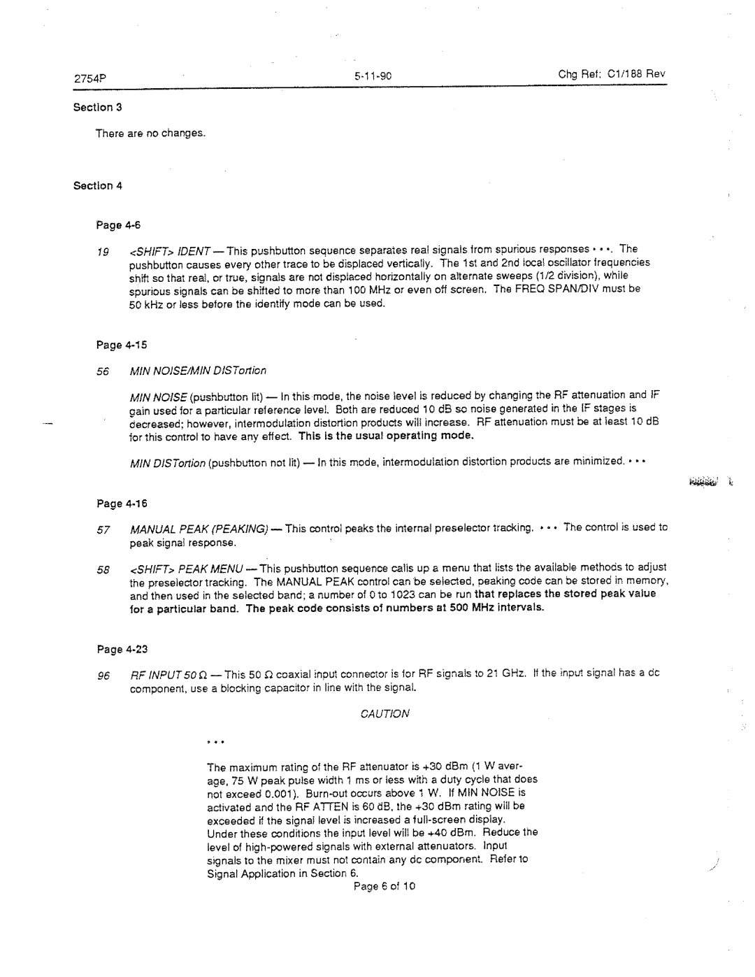 Tektronix 2754P manual 