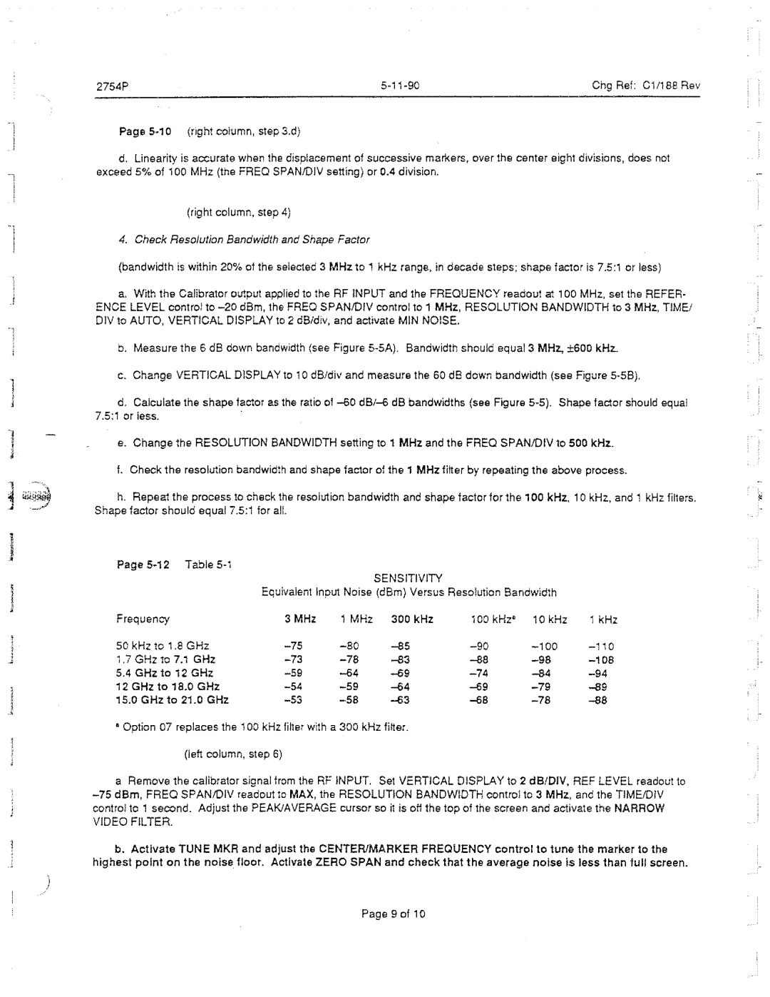 Tektronix 2754P manual 