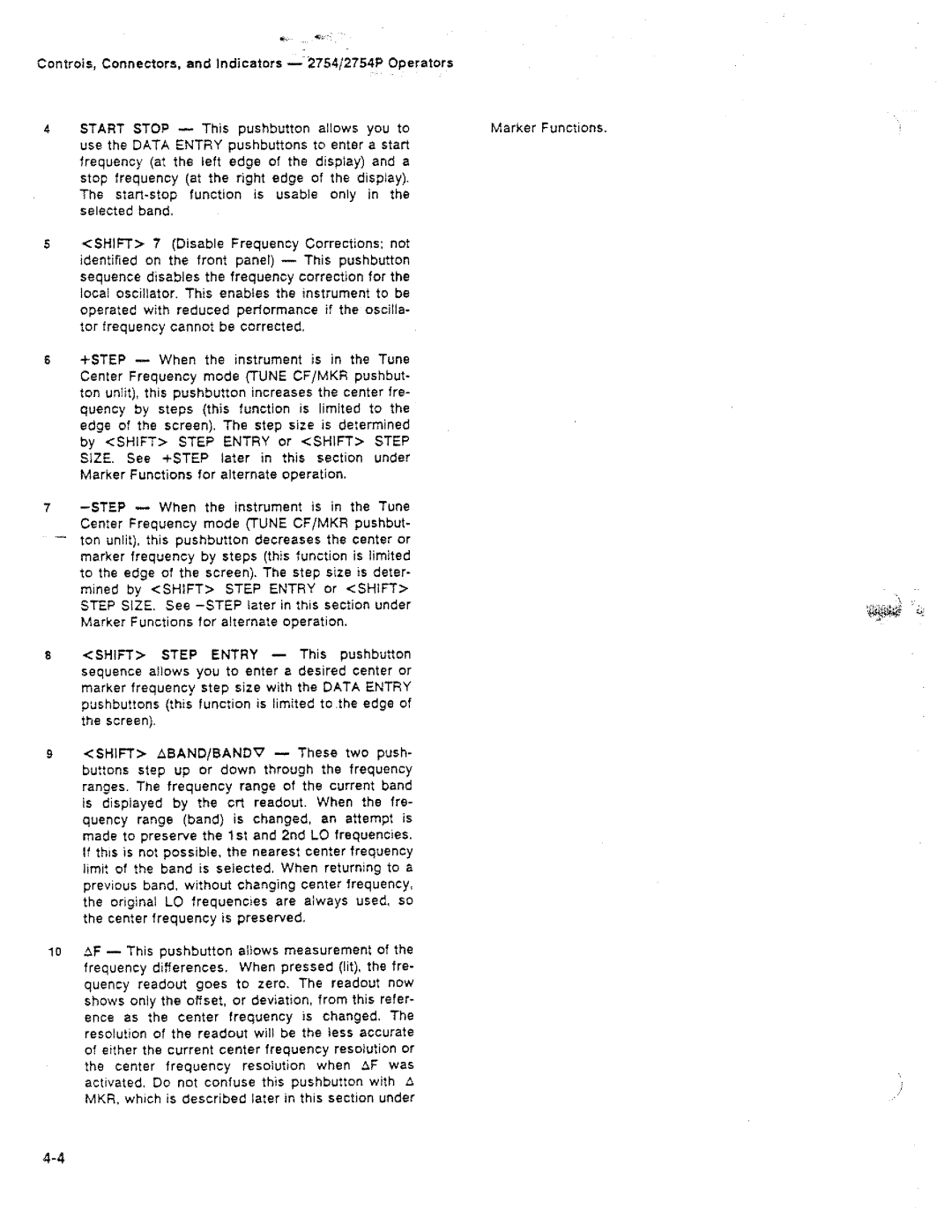 Tektronix 2754P manual 