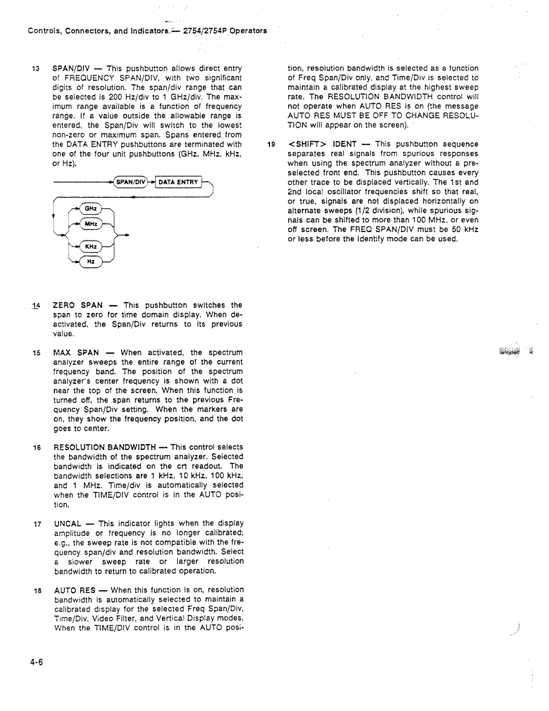 Tektronix 2754P manual 