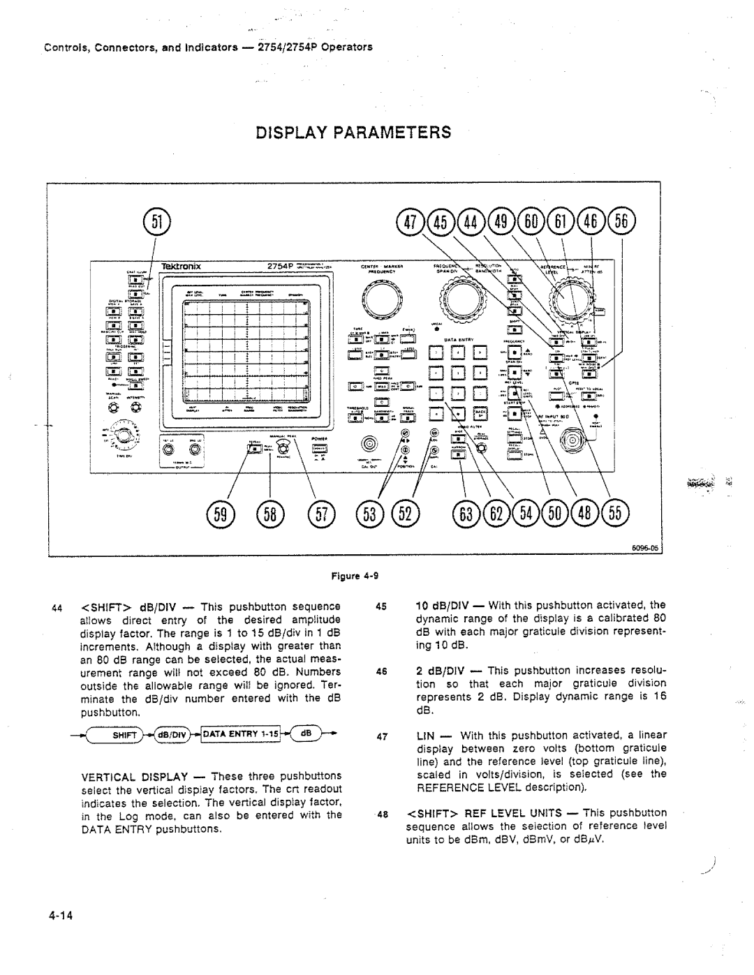 Tektronix 2754P manual 