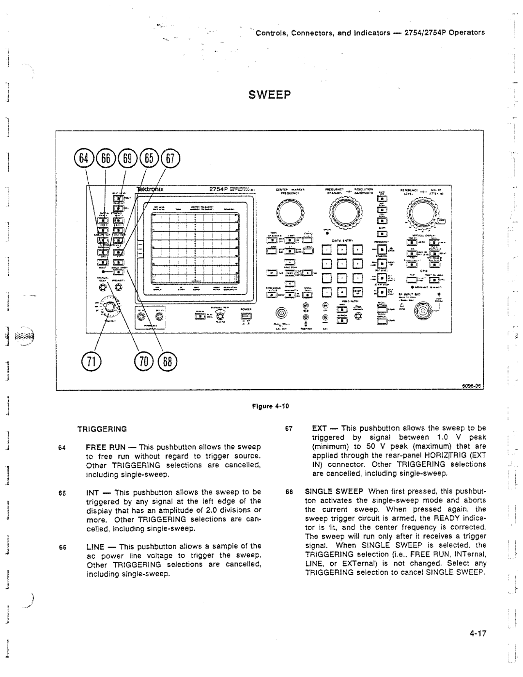 Tektronix 2754P manual 