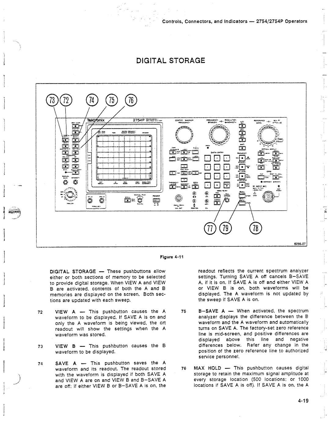 Tektronix 2754P manual 