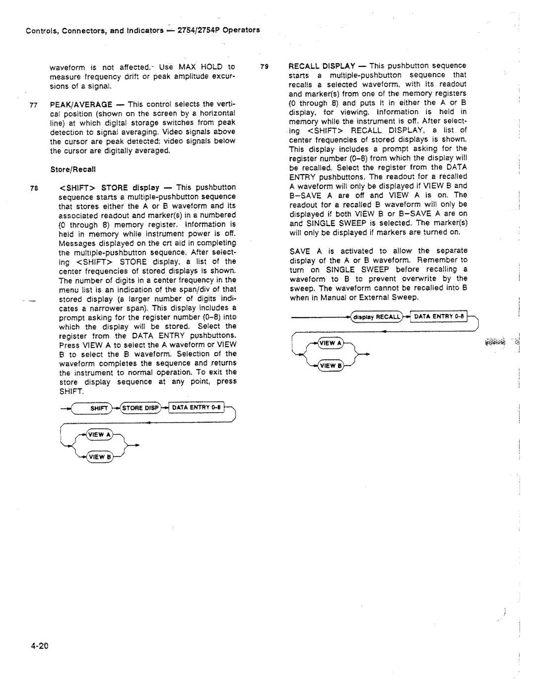 Tektronix 2754P manual 