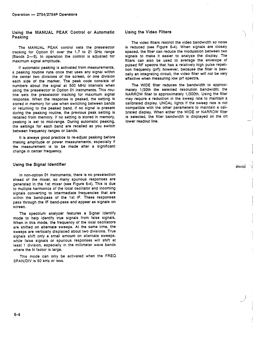 Tektronix 2754P manual 