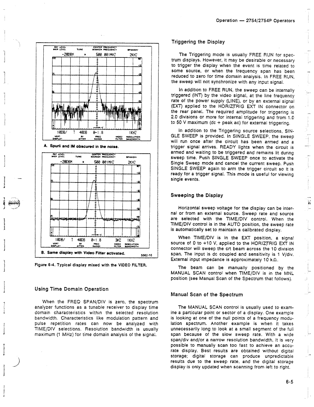 Tektronix 2754P manual 