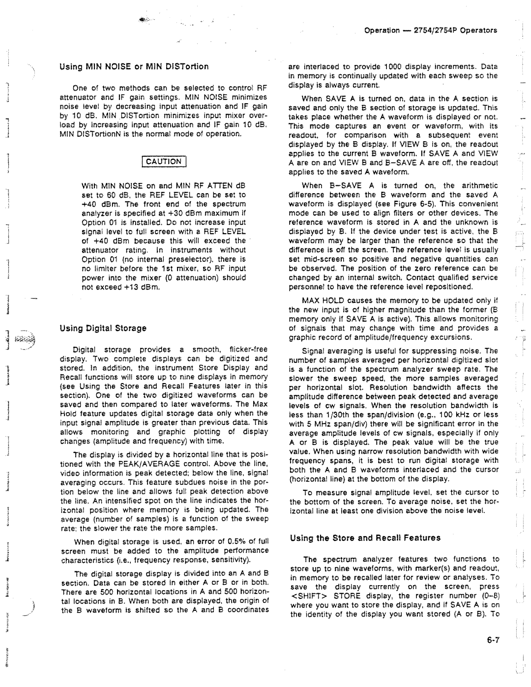 Tektronix 2754P manual 