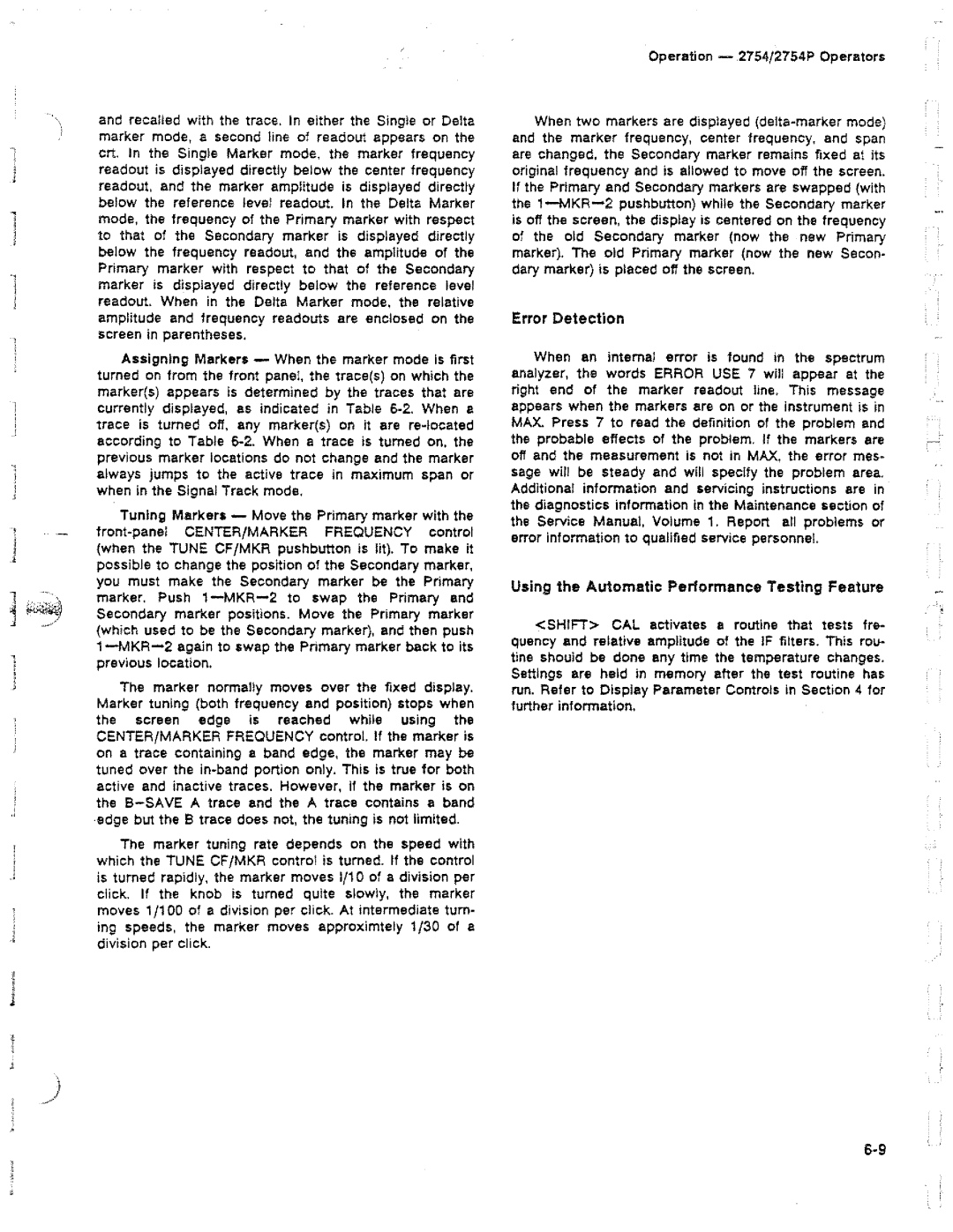 Tektronix 2754P manual 