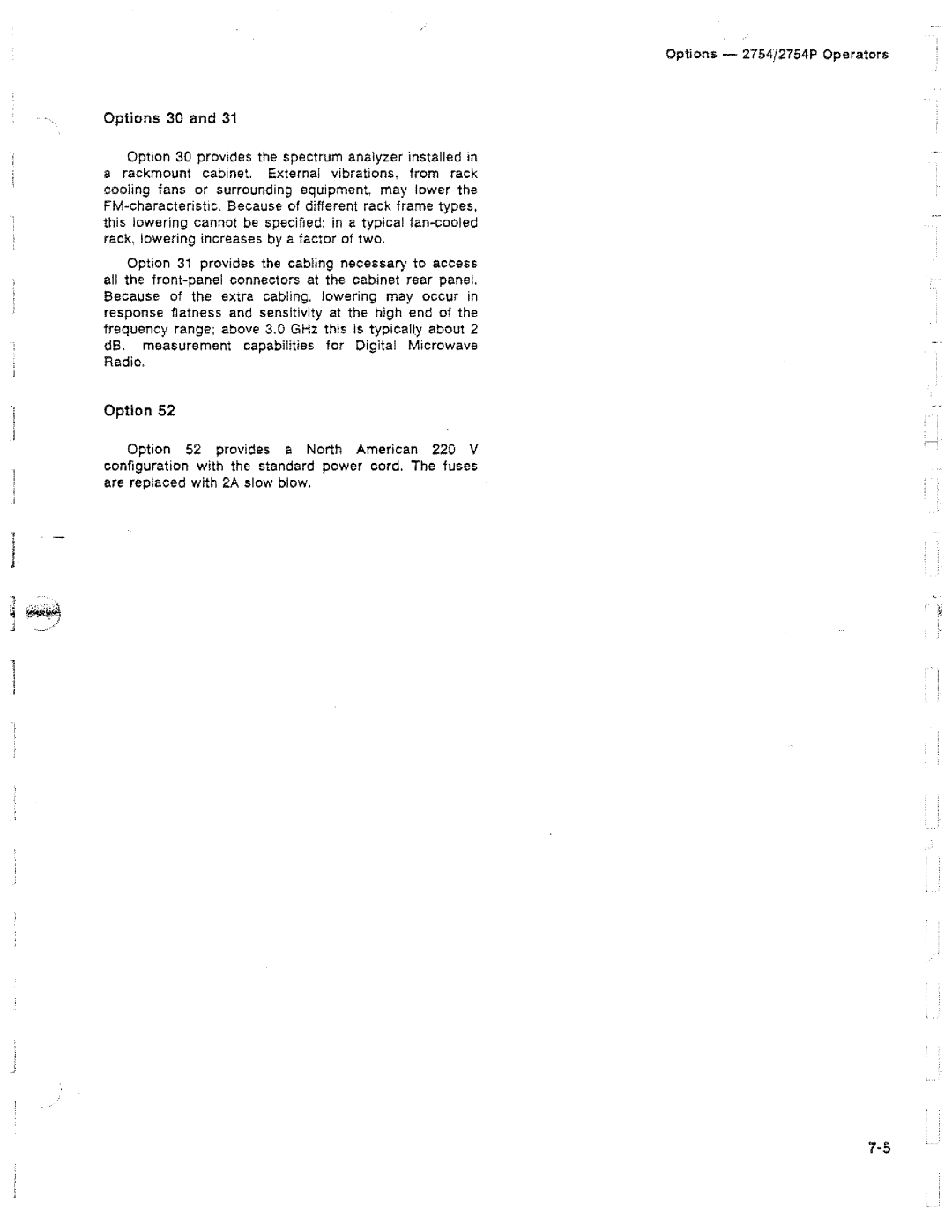 Tektronix 2754P manual 