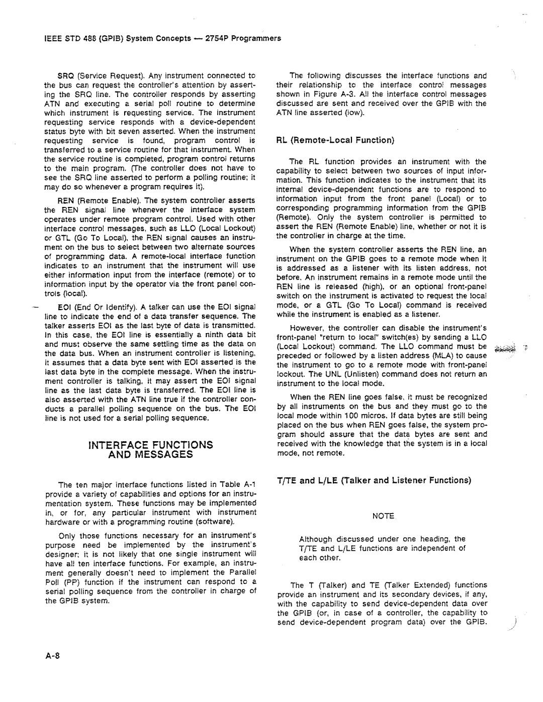 Tektronix 2754P manual 