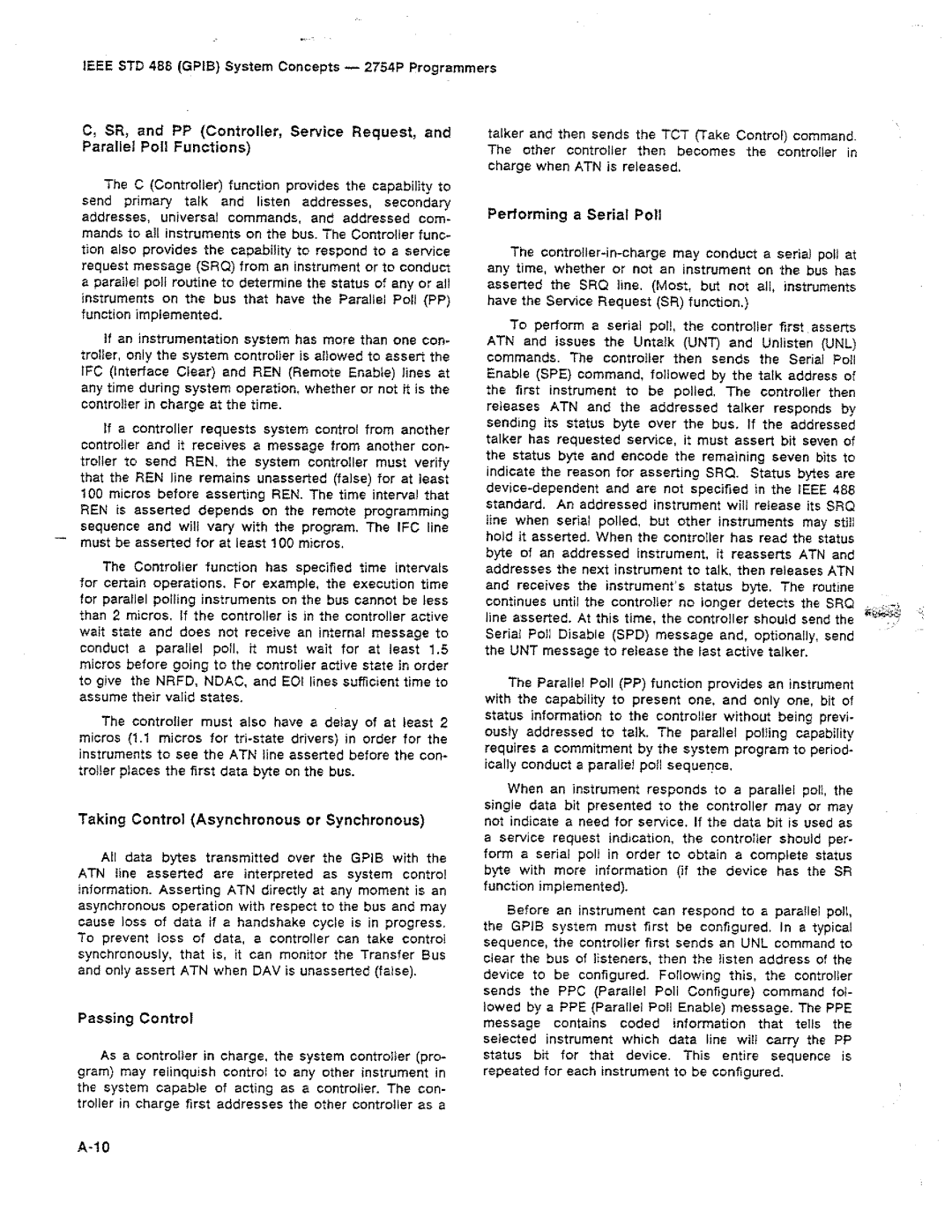Tektronix 2754P manual 