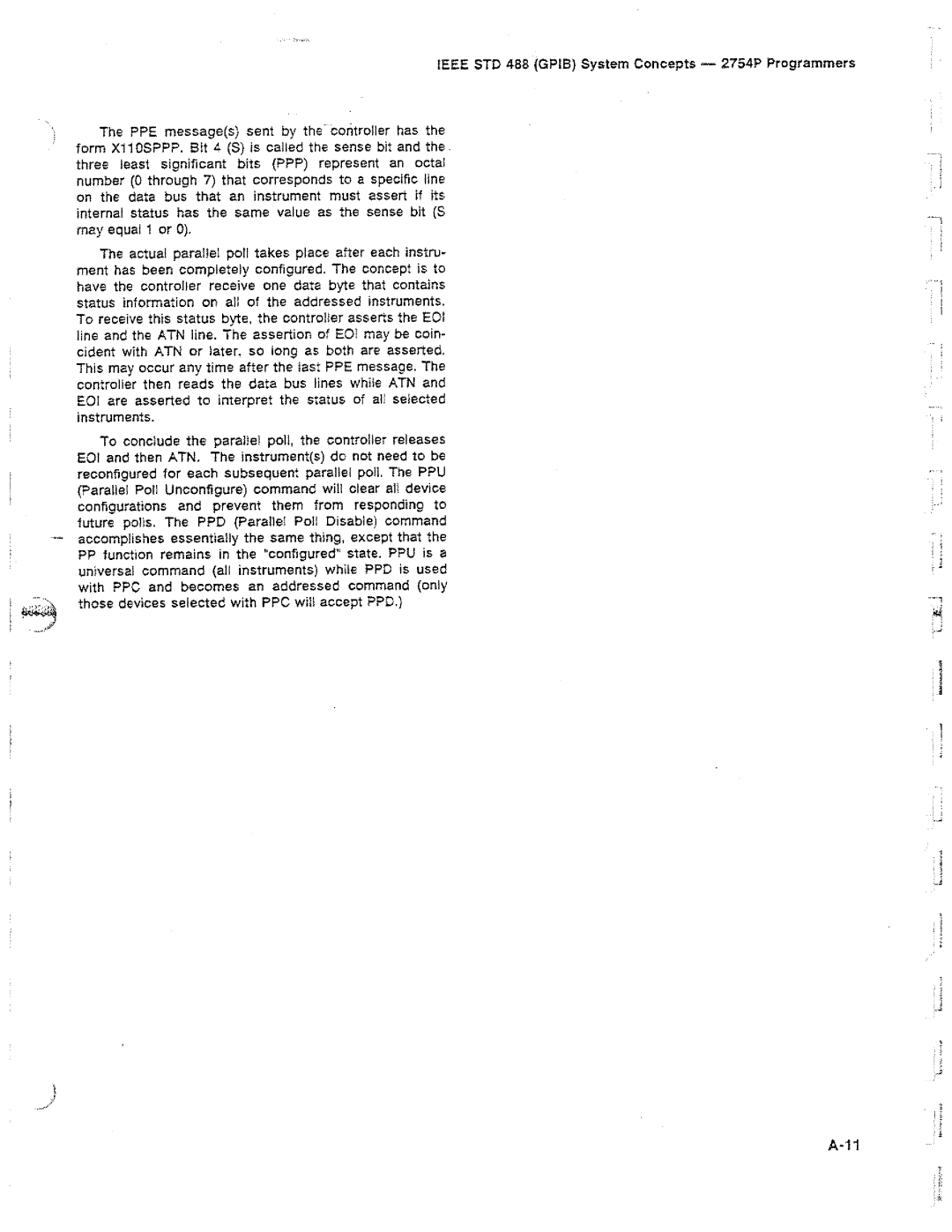 Tektronix 2754P manual 
