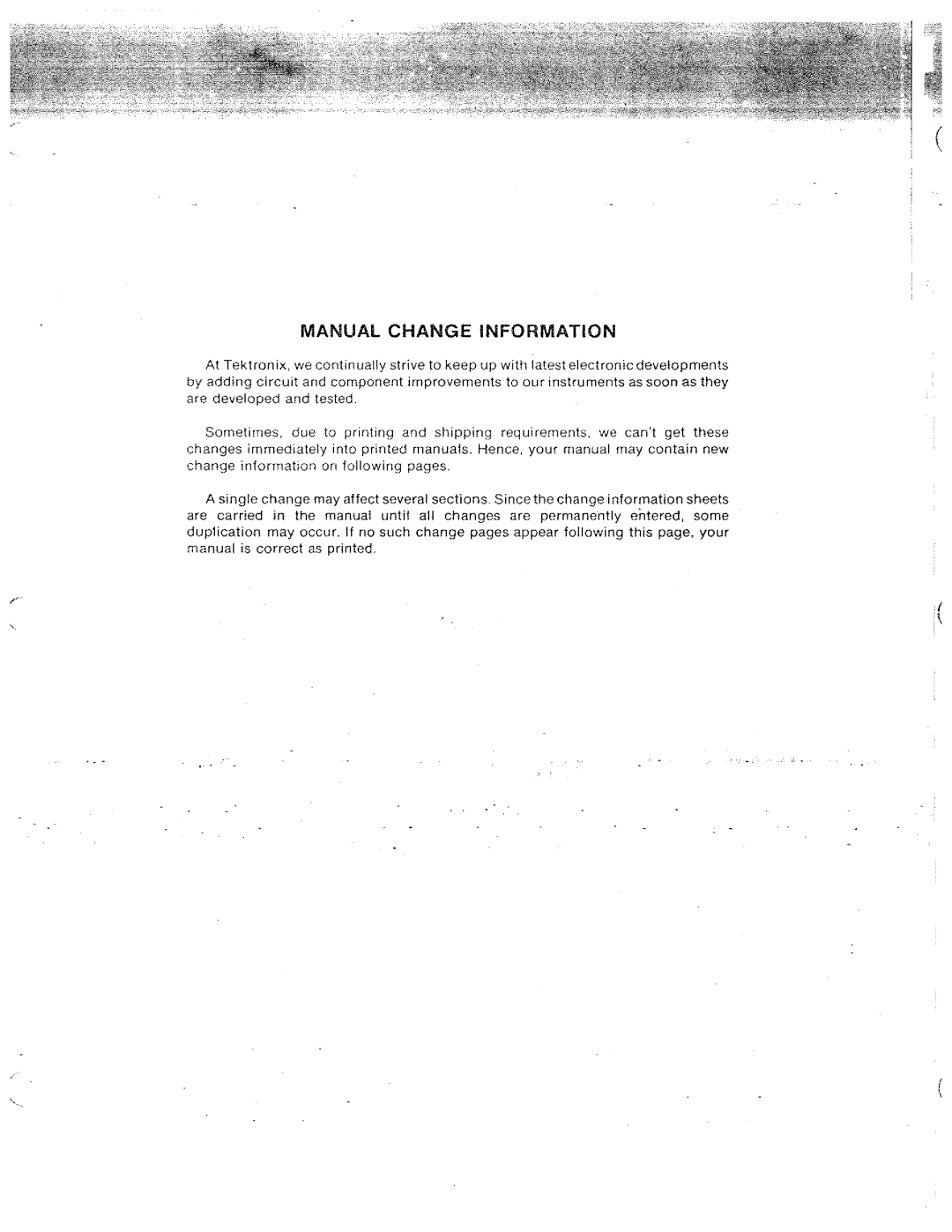 Tektronix 2754P manual 
