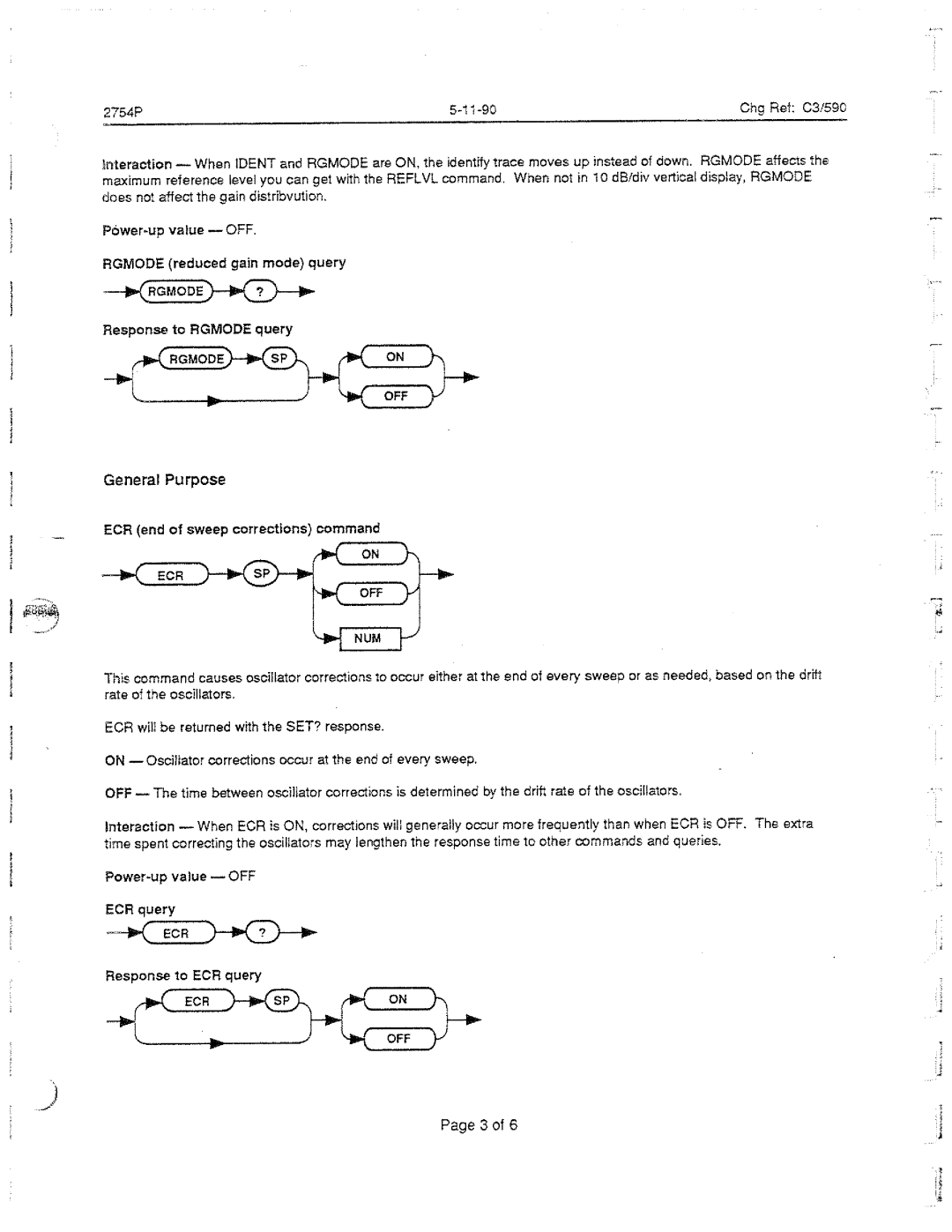 Tektronix 2754P manual 
