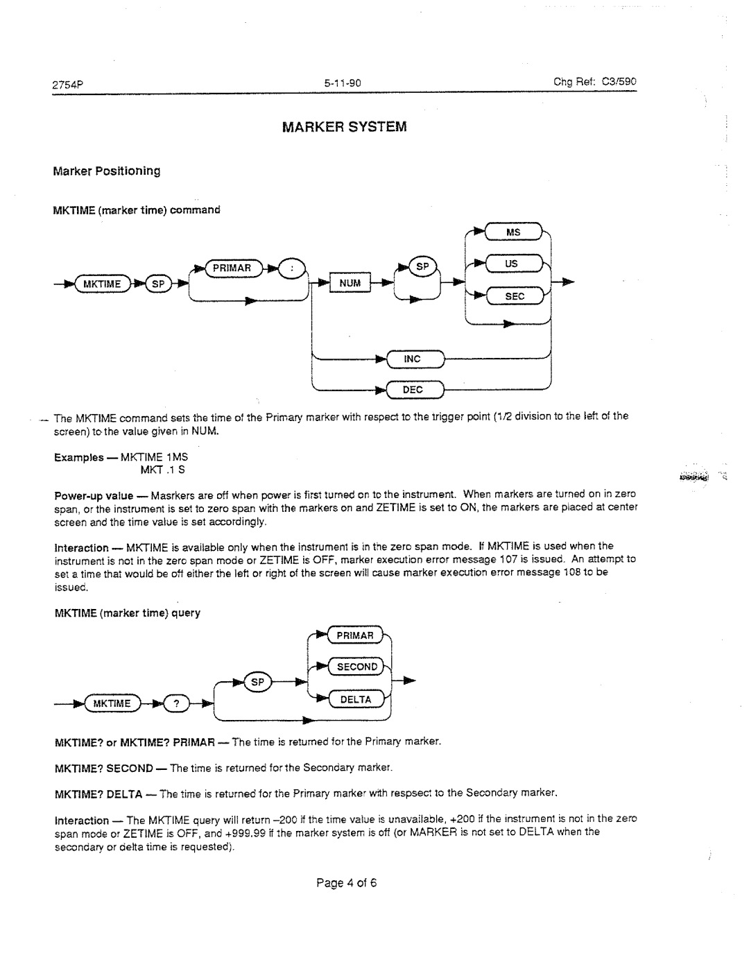 Tektronix 2754P manual 