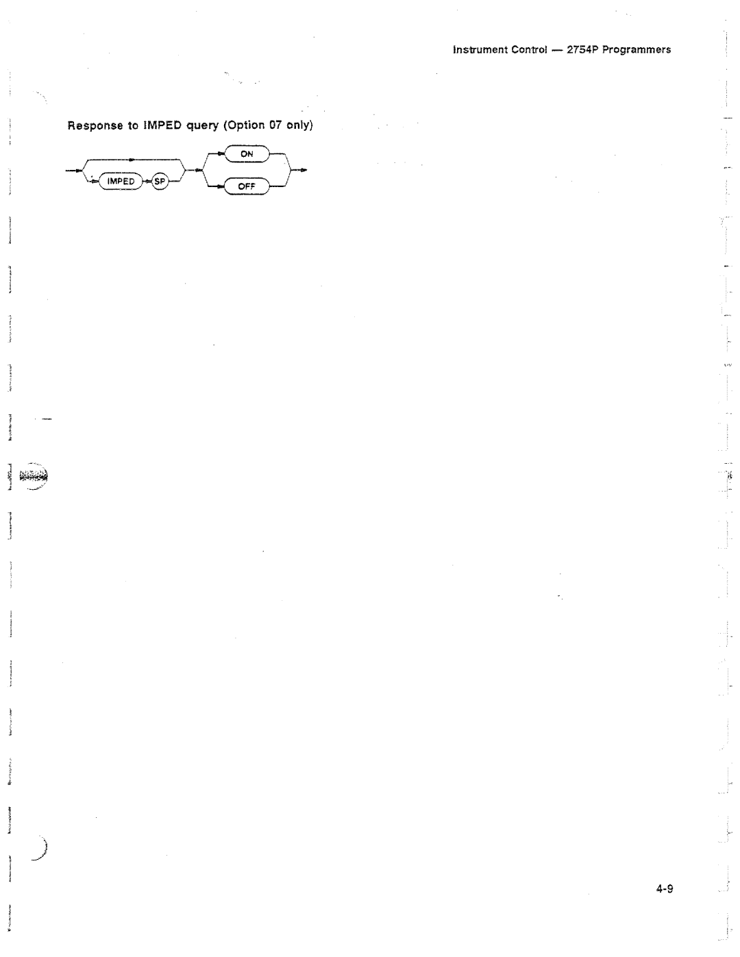 Tektronix 2754P manual 