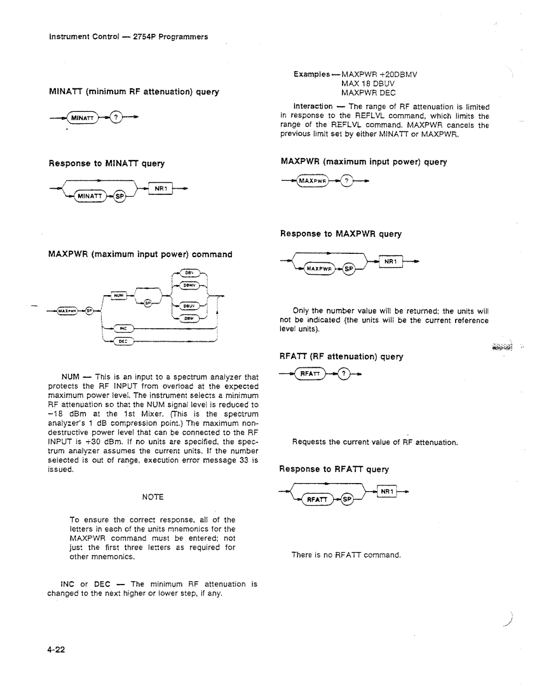 Tektronix 2754P manual 