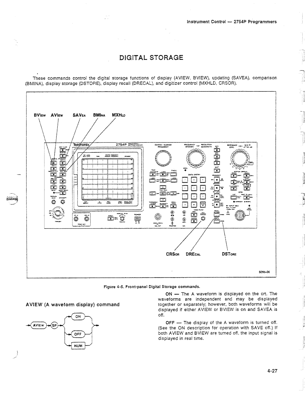 Tektronix 2754P manual 