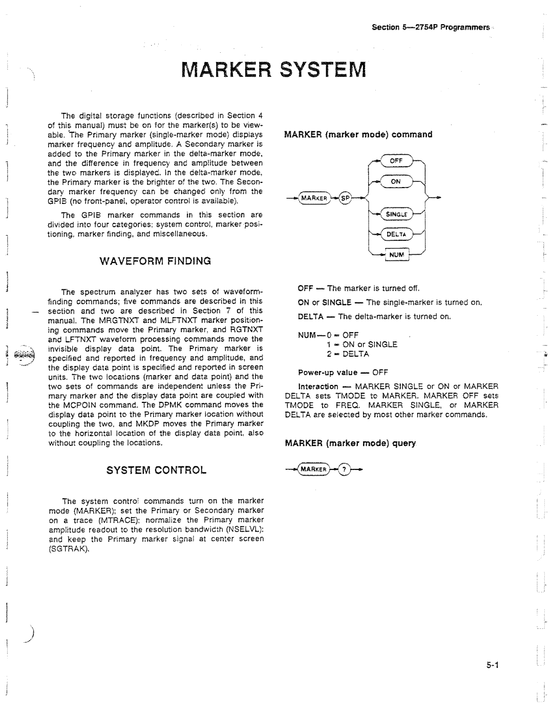 Tektronix 2754P manual 