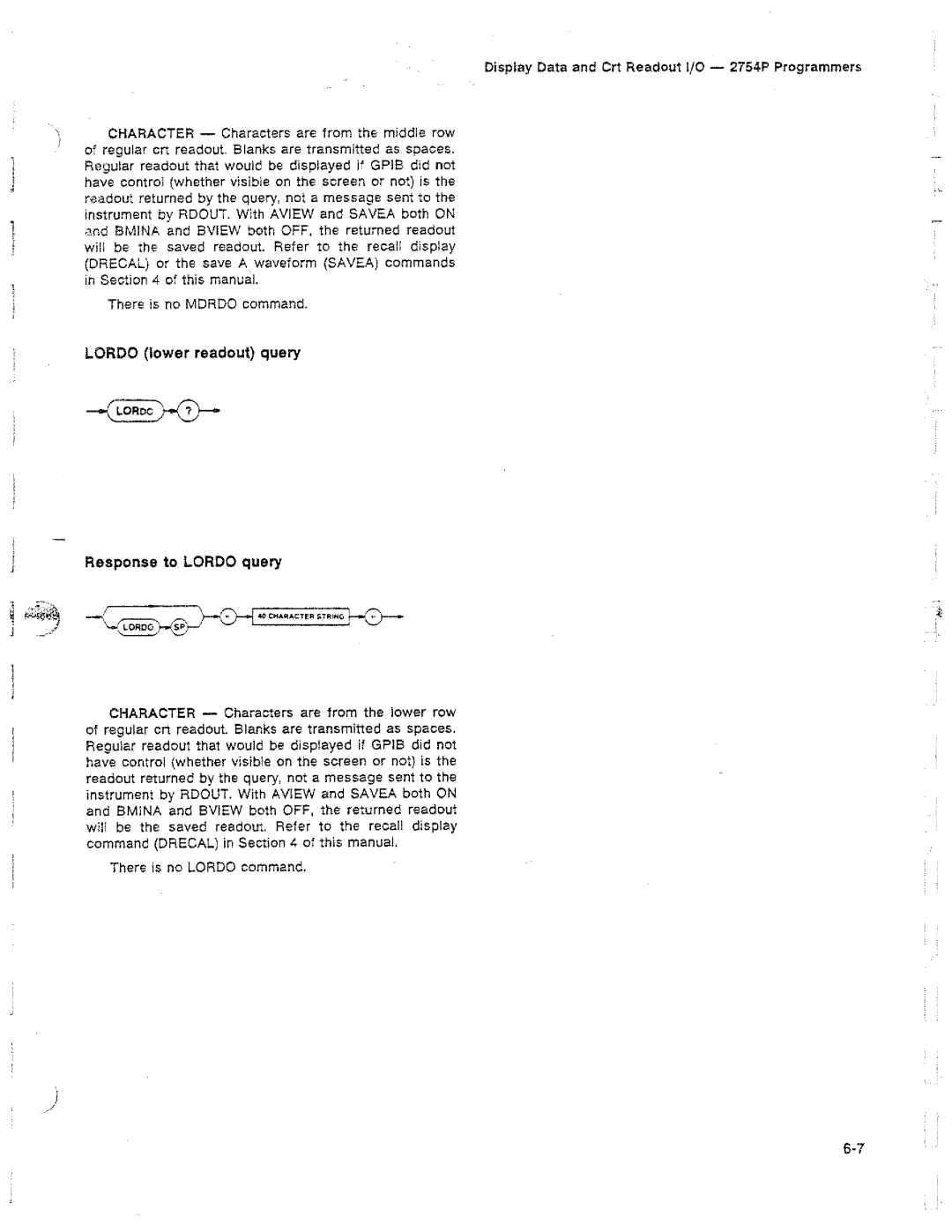 Tektronix 2754P manual 