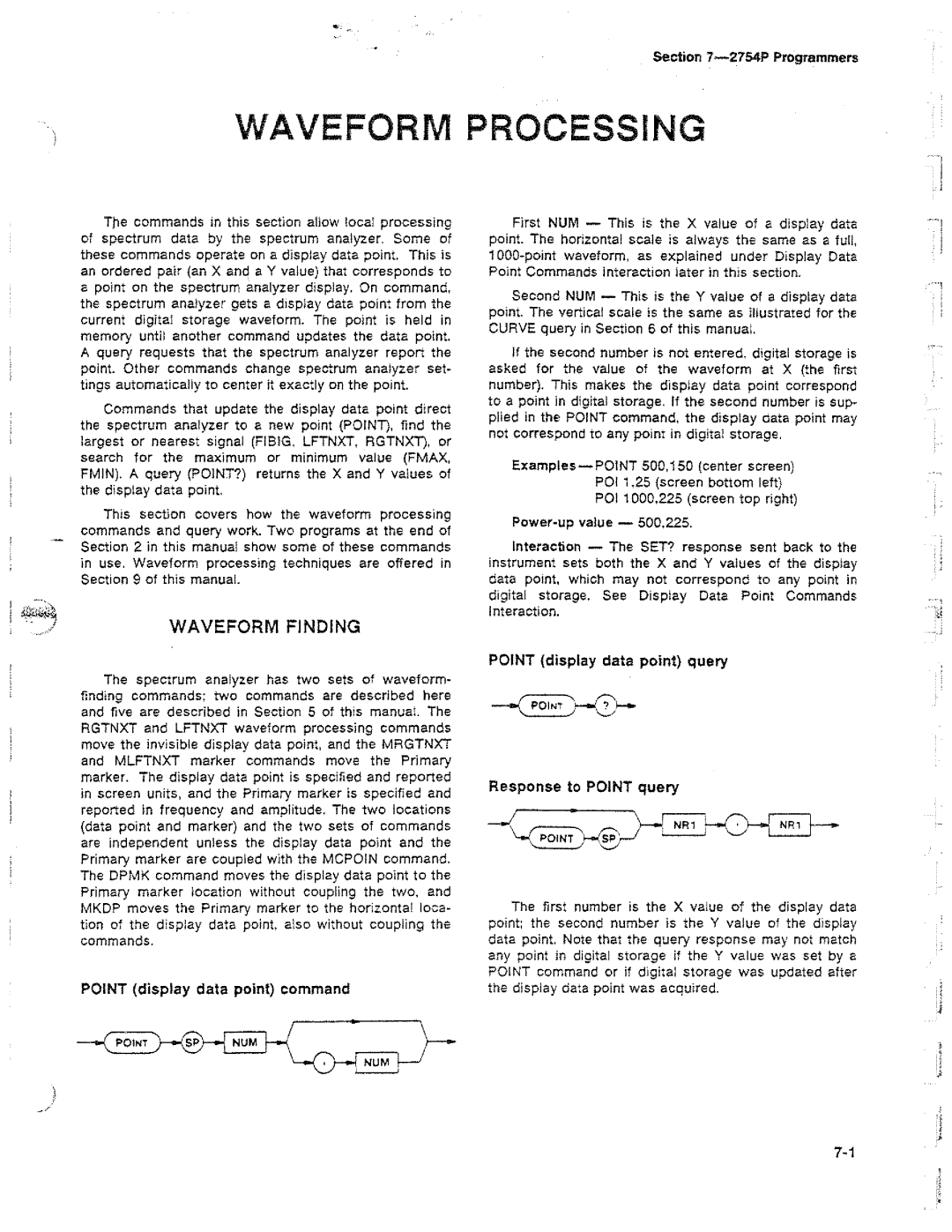 Tektronix 2754P manual 
