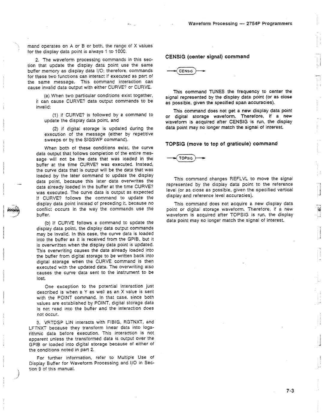 Tektronix 2754P manual 