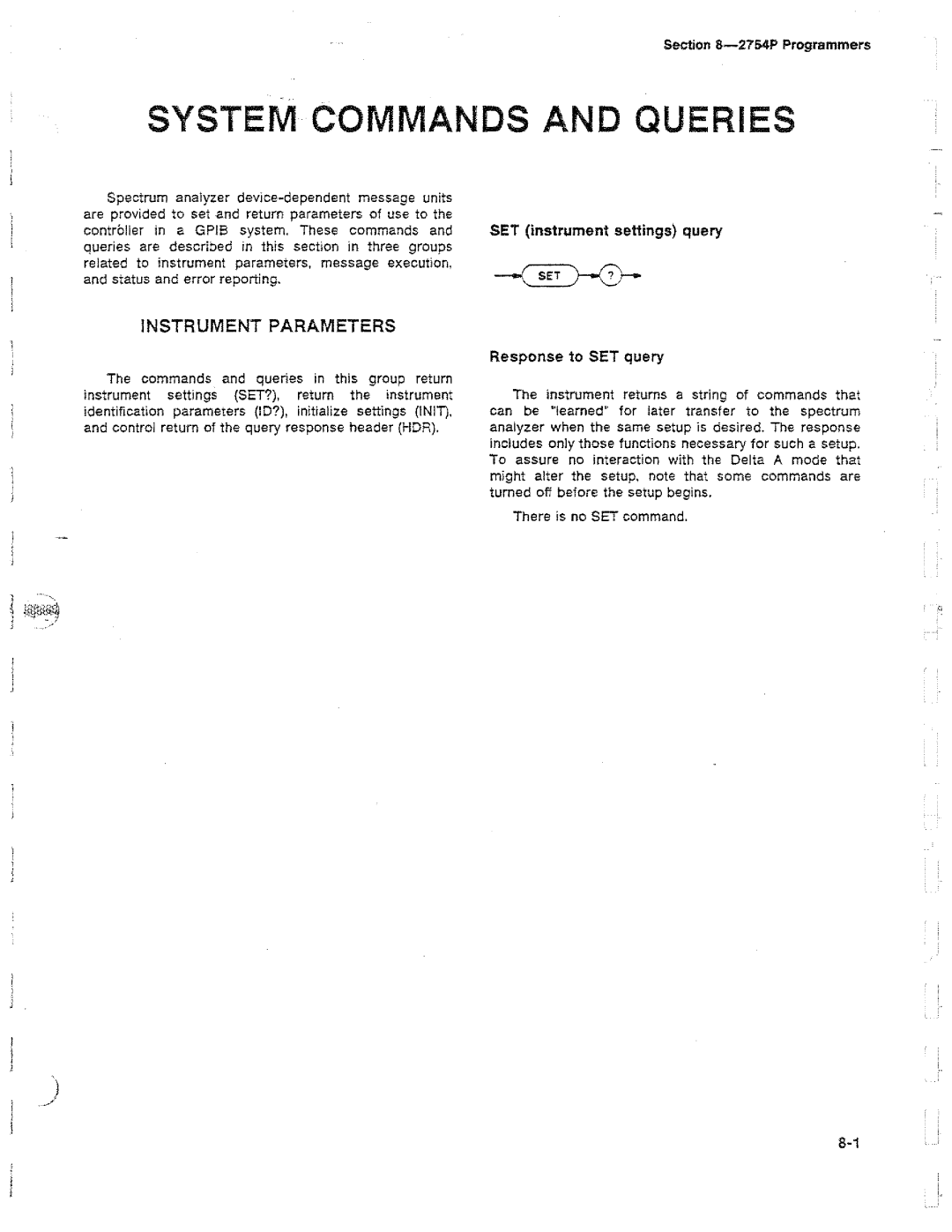 Tektronix 2754P manual 