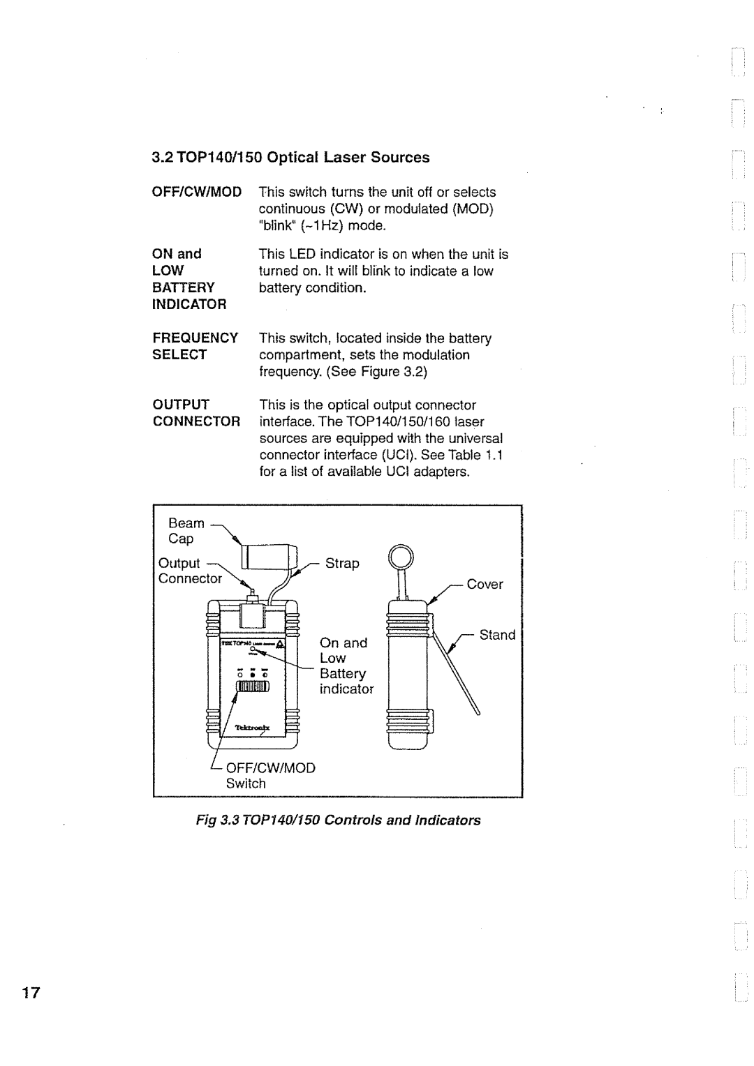 Tektronix top 130, 300, 160, 1540, 200, 140 manual 