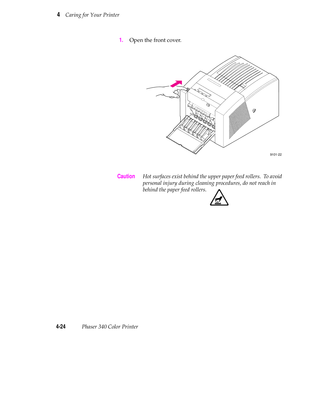 Tektronix manual 24Phaser 340 Color Printer 