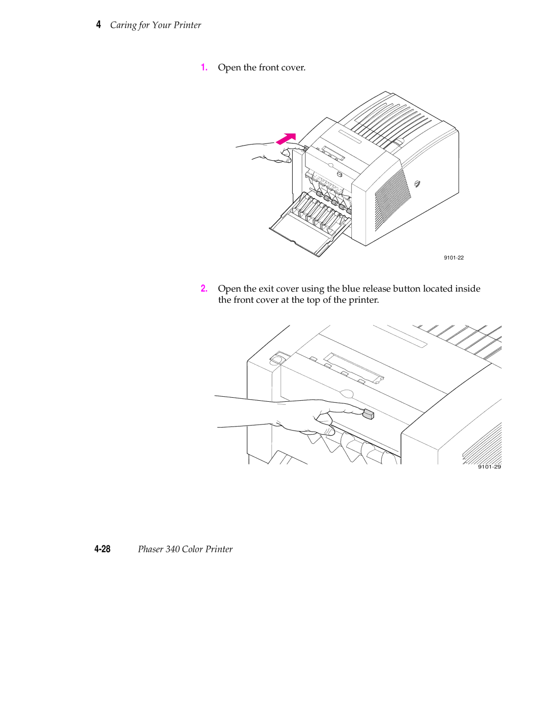 Tektronix manual 28Phaser 340 Color Printer 