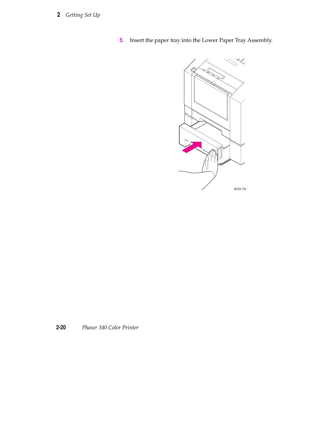 Tektronix manual 20Phaser 340 Color Printer 