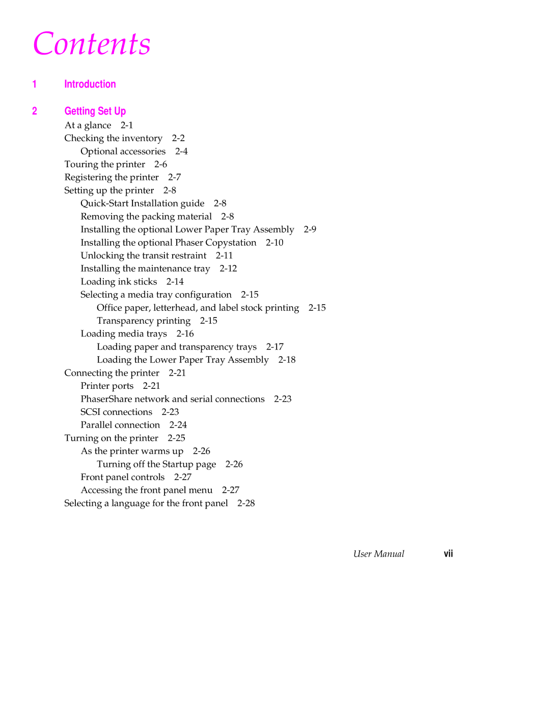 Tektronix 340 manual Contents 