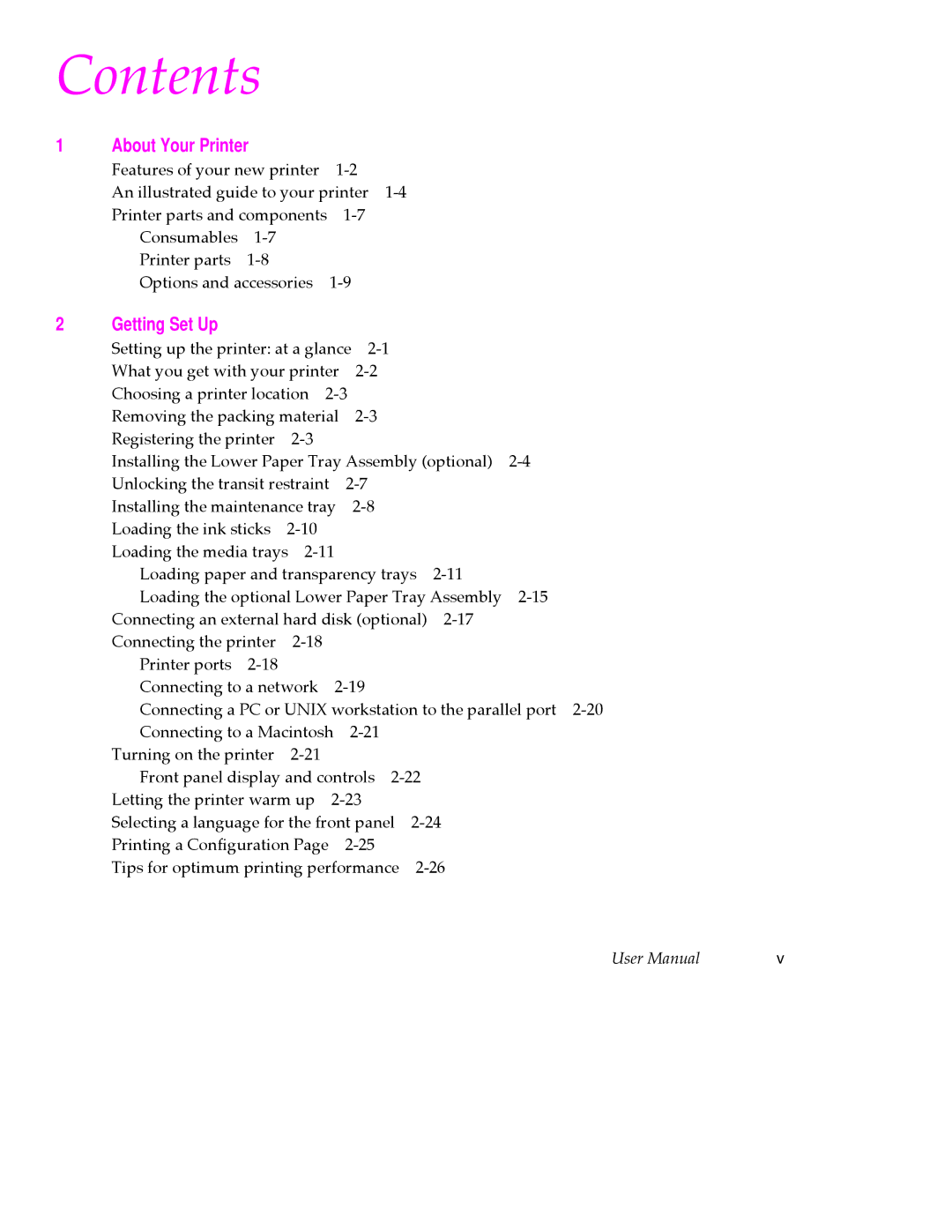 Tektronix 360 user manual Contents 