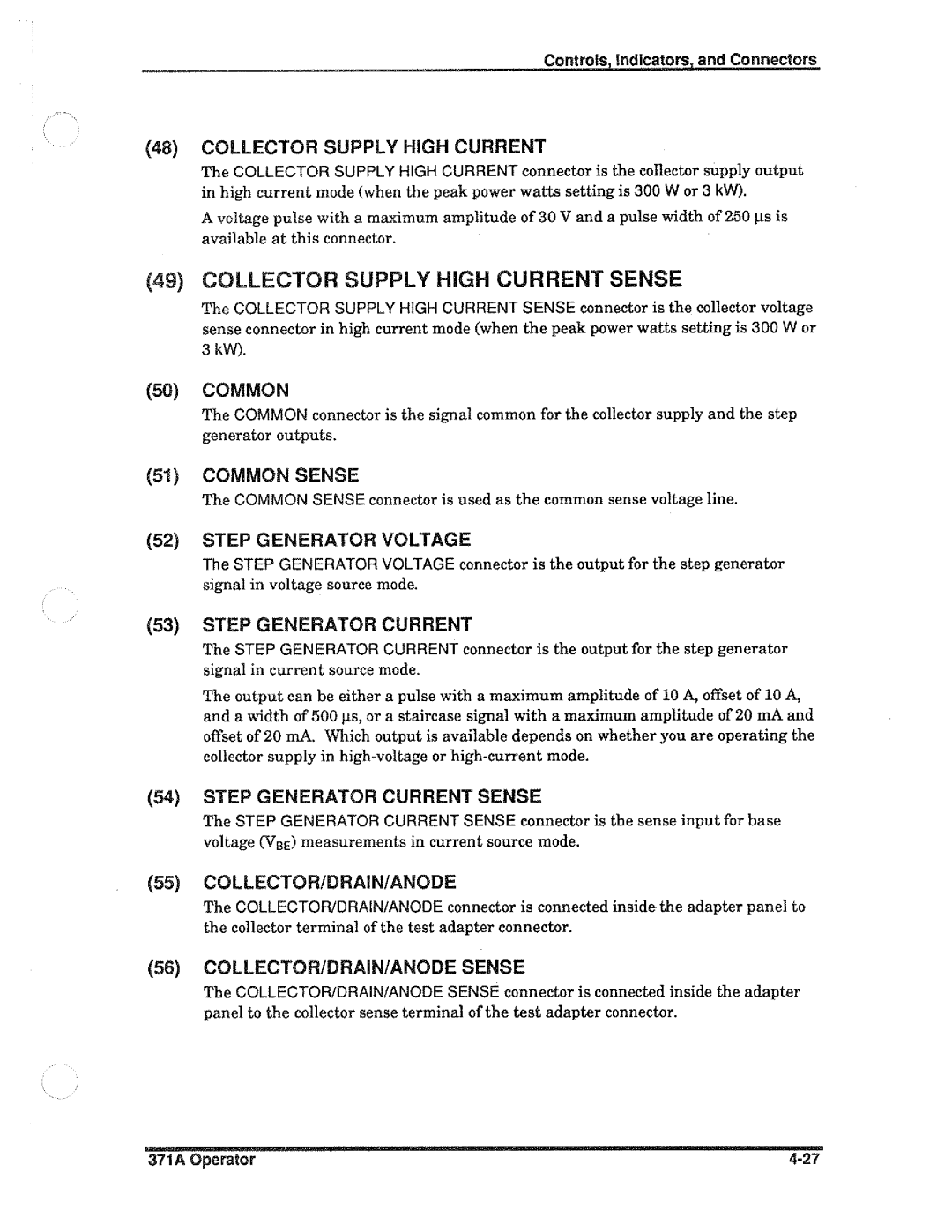 Tektronix 371A manual 