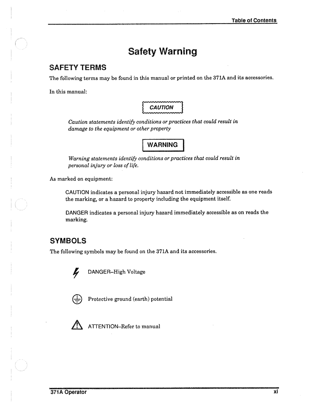 Tektronix 371A manual 