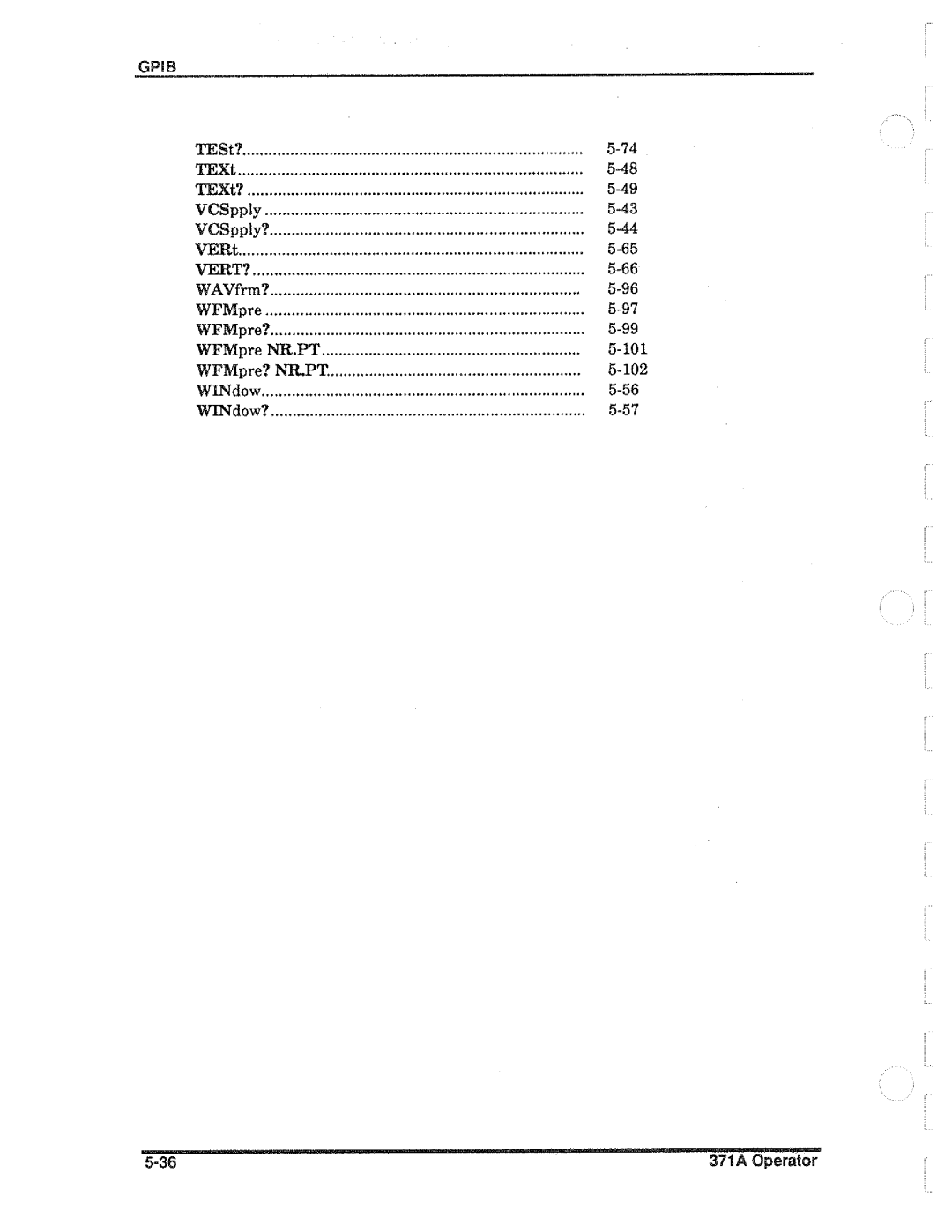 Tektronix 371A manual 