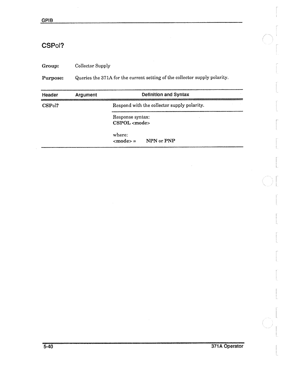 Tektronix 371A manual 