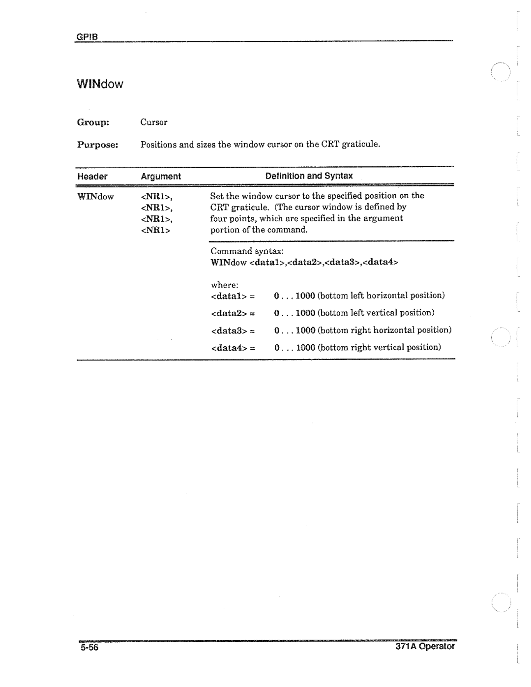 Tektronix 371A manual 